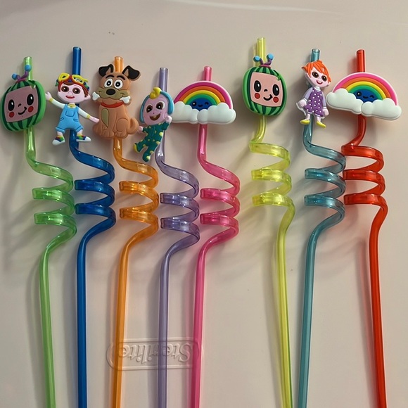 🍉New🍉Cocomelon Drinking Straws🍉 - Picture 2 of 4
